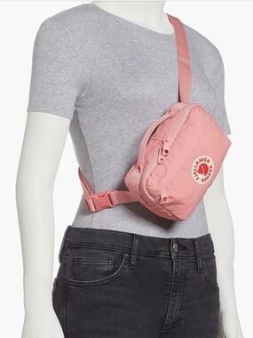 Fjallraven Kanken Hip Pack Pink Crossbody Belt Bag